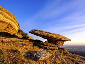 Sculpted Rock Formation Europe Drucke: Sombrerillo limestone rock formations
