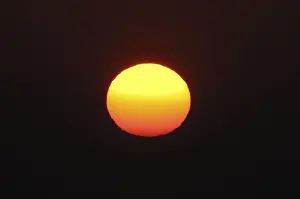 Central Europe Evening Sky Drucke: Sonne, Germany