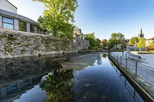 North Rhine Westphalia Landscapes Drucke: The source of the river Lippe, Bad Lippspringe