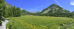 European Water Sources Drucke: At the source of the Var, Entraunes