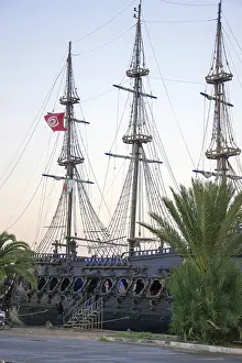 Tourist Attraction Old Town Area Drucke: Sousse in Tunisia