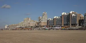 Dutch Seaside Resort Drucke: Spa hotel and beach, Scheveningen