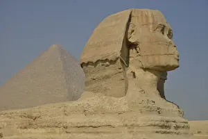 World Heritage Site Egypt Drucke: Sphinx or Great Sphinx of Giza