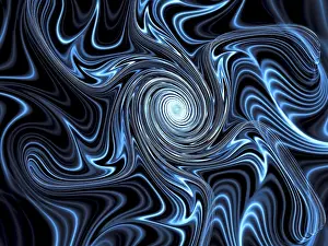 Fractal Background Drucke: Spiral background - abstract computer-generated image