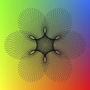 Spiral Pattern Drucke: Spirography