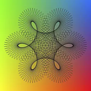 Geometric Design Patterns Drucke: Spirography