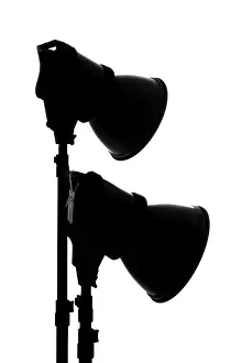 Black Background Photography Drucke: Spotlight