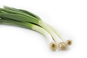 Deserted Kitchen Table Drucke: Spring onions, optional