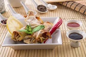 Drucke von Springroll Garnelen Drucke: Springroll