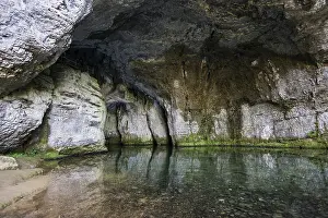 Uninhabited European Waters Drucke: Spring, Source du Lison, Source des Lison