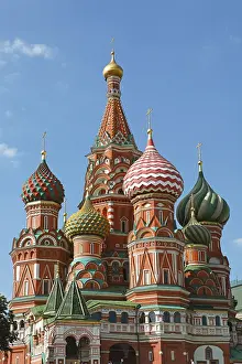 Red Square Russia Drucke: St. Basil's Cathedral, Red Square