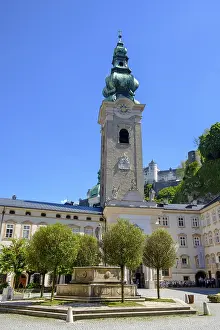 Sacred Building Construction Drucke: St. Peter, from the courtyard, St