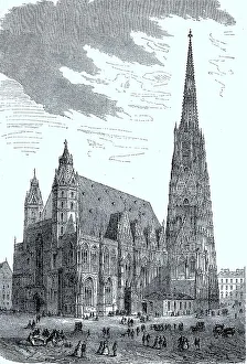 Old Town Vienna Photography Drucke: St. Stephen's Cathedral, Stefansdom