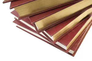 Stack Of Books Isolated Drucke: Stack of books isolated on a white background