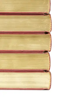 Stack Of Books Isolated Drucke: Stack of books isolated on a white background