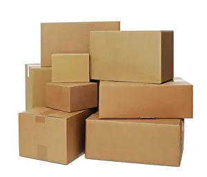 Empty Cardboard Box Drucke: Stack of boxes