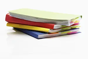 Colorful Office Supplies Drucke: Stack of flat files