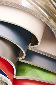 Eco Friendly Recycling Drucke: Stack of magazines, poland