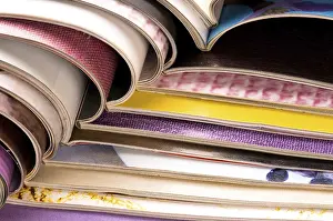 Environmentally Friendly Recycling Drucke: Stack of magazines, poland