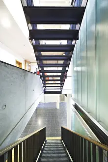Modern Architecture Details Drucke: Staircase in a modern building