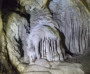 Stalactite And Stalagmite Formation Drucke: Stalagmite in the shape of an elephant