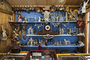 Auer Dult Fair Drucke: Stand with odds and ends, Auer Dult