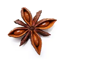 Close Up Star Anise Drucke: Star anise