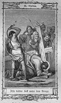 Handicraft Artwork Drucke: Stations of the Cross, Holy Image