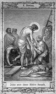 Religious Texts Images Drucke: Stations of the Cross, Holy Image