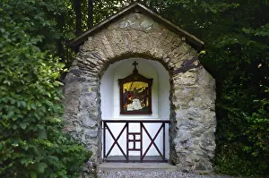 Deserted Abbey In Germany Drucke: Stations of the Cross, Marienthal Monastery