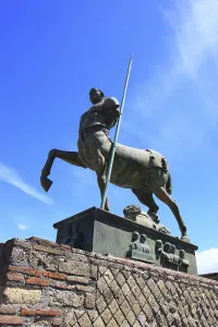 Centaur Statue Drucke: Statue of Centaur in the area of the Forum