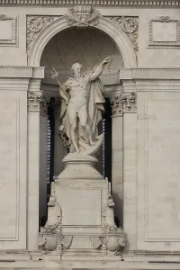 Financial District UK Drucke: Statue of Father Thames, Trinity Square