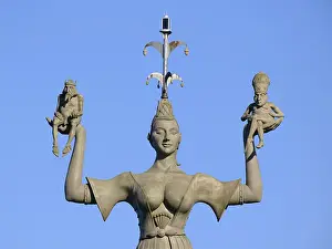 Lake Constance Sculpture Drucke: Statue Imperia at the harbour, Constance