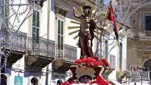 Christian Religious Figure Drucke: Statue of the Risen Christ, Cristo Risorto