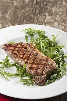 Rocket Salad Recipe Drucke: Steak on rocket salad