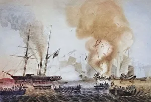 Historic Naval Battles Drucke: The steamer Nemesis of the Hon