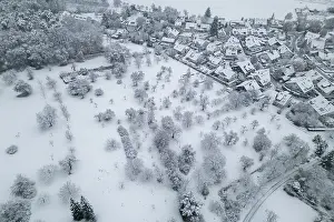 Winter Landscape Drucke: Steinenbronn in winter