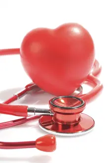 Internal Medicine Equipment Drucke: Stethoscope and heart