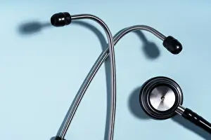 Healthcare Profession Drucke: Stethoscope, tool for cardiologist