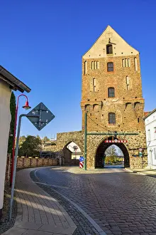 Central Europe Images Drucke: Stettiner Tor, Gartz Oder, Brandenburg, Germany