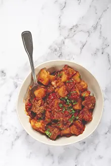 Homemade Stew Recipe Drucke: Stew with potatoes and vegetables