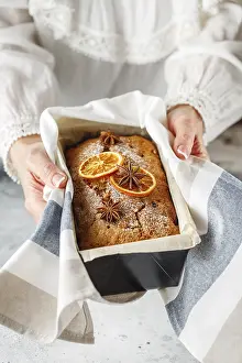 German Christmas Bread Drucke: Stollen is a fruit bread of nuts