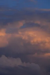 Bavaria Evening Clouds Drucke: Storm clouds in the evening light
