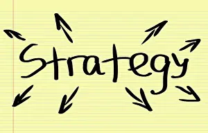 Symbolic Picture Drucke: Strategy Concept