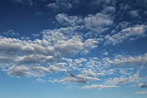 Stratocumulus Cloud Formations Drucke: Stratocumulus clouds and blue sky