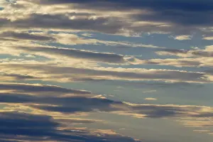 South Africa Evening Sky Drucke: Stratocumulus clouds in the evening