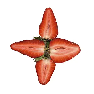 Fresh Fruits Photography Drucke: Strawberry
