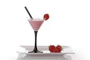 Red Fruit Nutrition Drucke: Strawberry shake