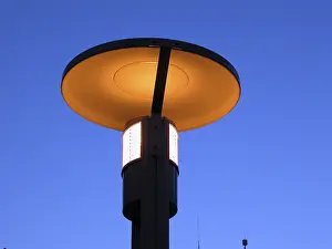 Multicoloured Night View Drucke: Street light