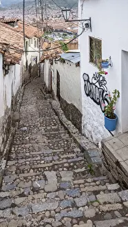 Cusco Drucke: Straßen von Cusco, Cusco, Peru